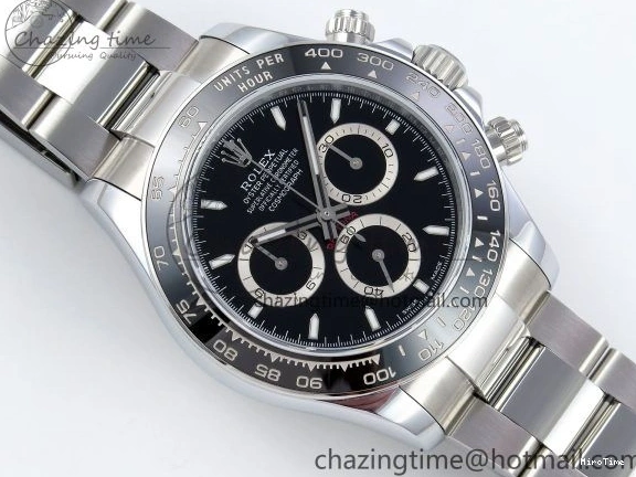 MiroTime 0130 2023 Daytona 126500 QF 1:1 Best Edition 904L Steel Black Dial on SS Bracelet SH TechFriendly 1490